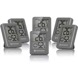 Bresser Temeo Hygro indeklimasensor sæt (6 stk.) - 