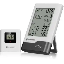 Bresser Funk Vejrstation (hvid/gr&aring;) - Nyheder